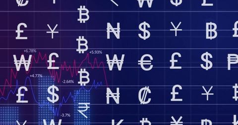 Global Currency Trends on Digital Financial Analytics Graph