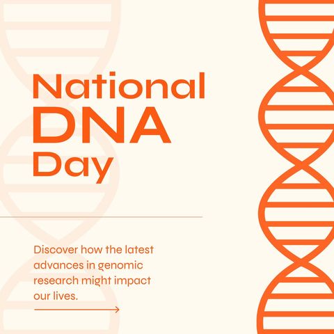 national dna day celebration with scientific focus - Download Free Stock Templates Pikwizard.com