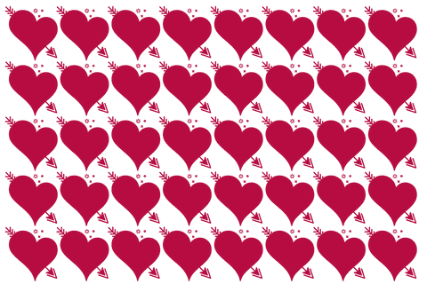 Pink Repeated Heart Pattern on Transparent Background for Vector Design - Download Free Stock Videos Pikwizard.com