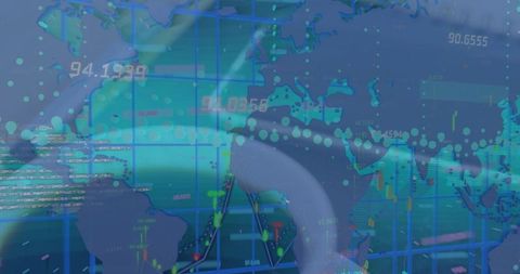 Global network visualization with mobile technology