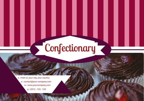 Decadent chocolate cupcakes for dessert promotions