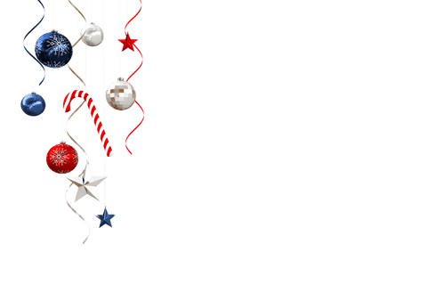 elegant transparent christmas ornaments and streamers hanging - Download Free Stock Videos Pikwizard.com