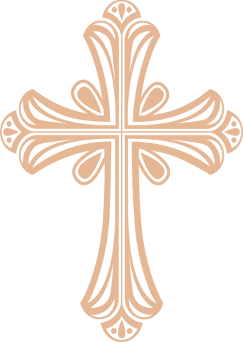 ornate cross with flared arms in minimalist design on transparent background - Download Free Stock Videos Pikwizard.com