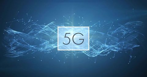 5G Technology Concept with Digital Connections