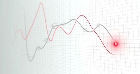 Glowing Spotlight on Real-Time Financial Data Analysis - Download Free Stock Images Pikwizard.com