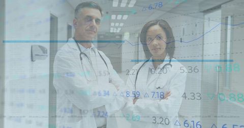Doctors Analyzing Data in Modern Hospital Setting - Download Free Stock Images Pikwizard.com