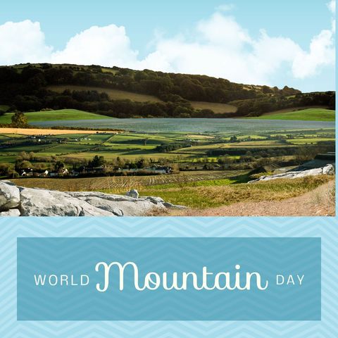 celebrating world mountain day: scenic landscape portrait - Download Free Stock Templates Pikwizard.com