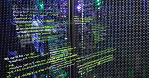 Abstract Overlay of Code on Illuminated Data Servers