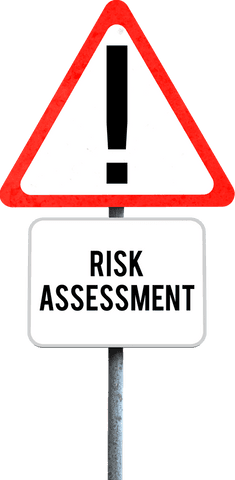 transparent warning sign with risk assessment text for safety concepts - Download Free Stock Videos Pikwizard.com