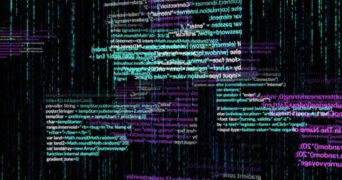 Digital Code Flow with Colorful Data Streams - Download Free Stock Images Pikwizard.com