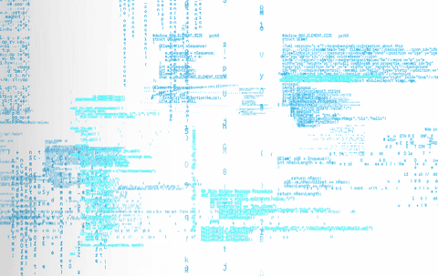 Blue Digital Code on Transparent Background for Design Projects - Download Free Stock Videos Pikwizard.com