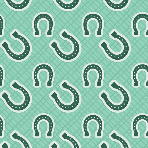 Seamless Pattern of Blue Horseshoes on Green and Transparent Background - Download Free Stock Videos Pikwizard.com