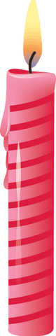 red spiral candle transparent illustration for celebrations - Download Free Stock Videos Pikwizard.com