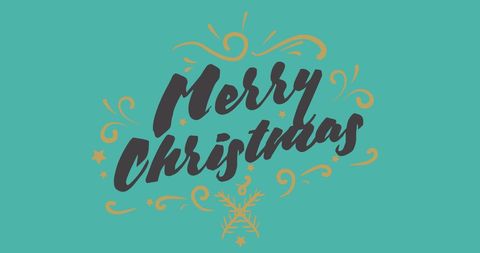Festive Merry Christmas Typography on Vibrant Background - Download Free Stock Images Pikwizard.com