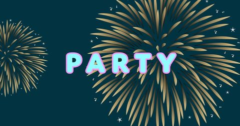 Festive Celebration with Fireworks and Party Atmosphere - Download Free Stock Images Pikwizard.com
