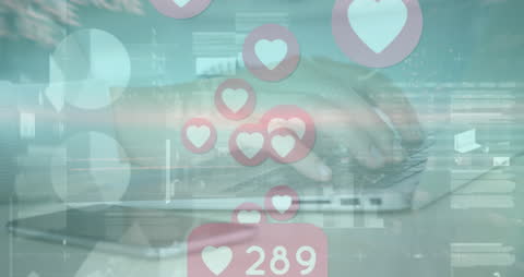 Digital Marketing Growth and Social Engagement Concept