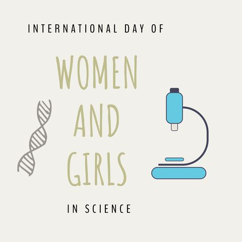 international day celebrating women and girls in science - Download Free Stock Templates Pikwizard.com