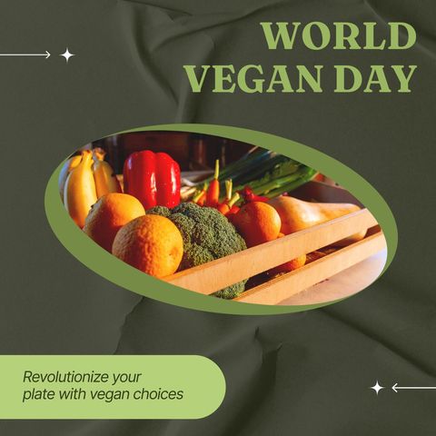Celebrating world vegan day with vibrant produce