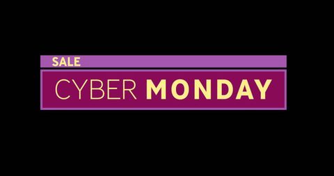 Vibrant Cyber Monday Sale Banner on Abstract Background - Download Free Stock Images Pikwizard.com