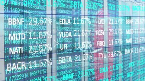 Digital Financial Data Analysis in Modern Server Room
