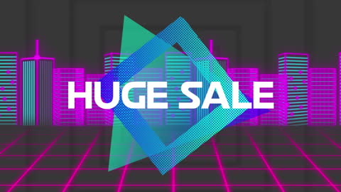 Futuristic Digital Sale Advertisement Banner