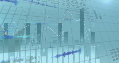 Digital Data Processing with Financial Graphs Overlay