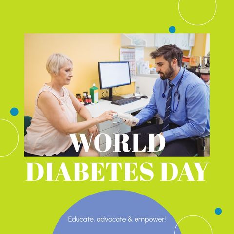 World Diabetes Day Healthcare Consultation Scene - Download Free Stock Templates Pikwizard.com