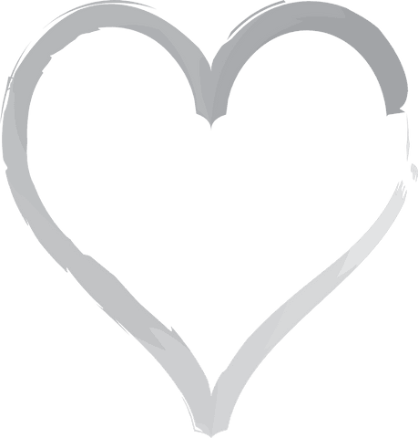 Transparent Heart Shape Illustration for Love and Celebration