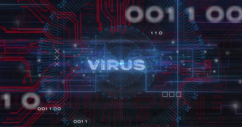 Digital Virus Threat in Cyberspace - Download Free Stock Images Pikwizard.com