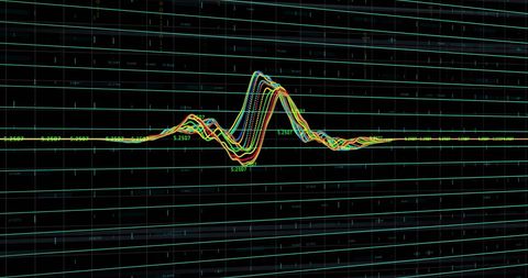 Futuristic Data Map With Multi-Color Graph Lines - Download Free Stock Images Pikwizard.com
