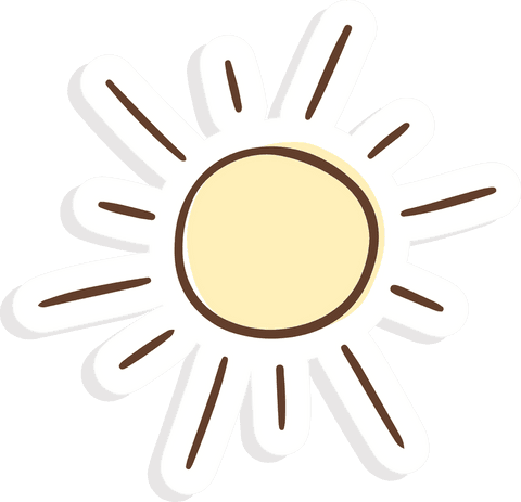 cartoon sun illustration with transparent background expressing energy - Download Free Stock Videos Pikwizard.com