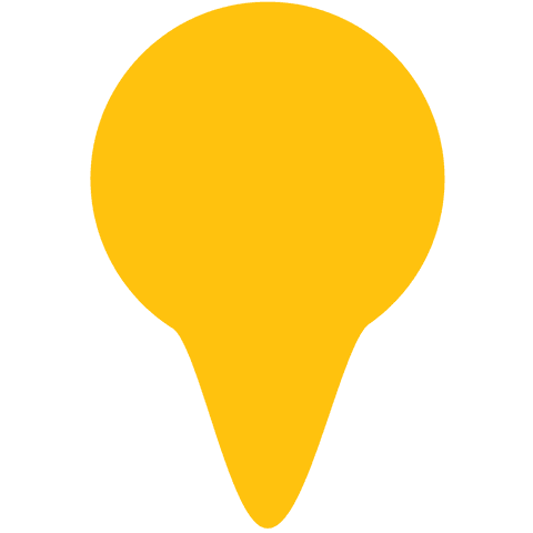 Yellow Location Marker Silhouette on Transparent Background - Download Free Stock Videos Pikwizard.com