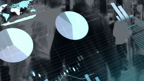 Digital Interface Overlaying People: Business Analytics and Data Processing