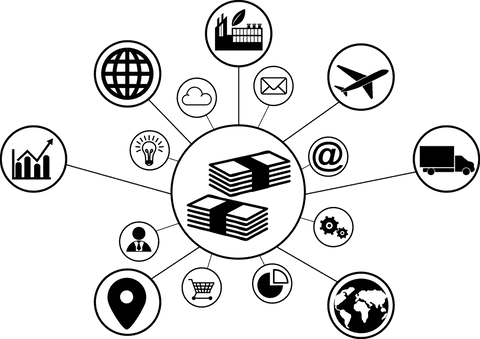 transparent background with digital network icons for business connections - Download Free Stock Videos Pikwizard.com