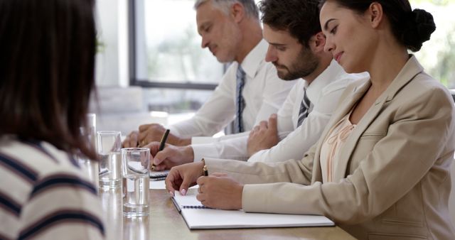 Panel of Interviewers Reviewing Candidate - Download Free Stock Images Pikwizard.com