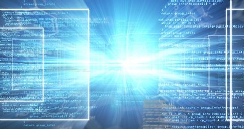 Abstract Futuristic Code Streams and Data Processing Background - Download Free Stock Images Pikwizard.com