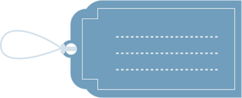 Blue Tag Graphic with Copy Space on Transparent Background - Download Free Stock Videos Pikwizard.com