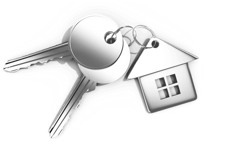 transparent house key chain with shiny metallic keys - Download Free Stock Videos Pikwizard.com