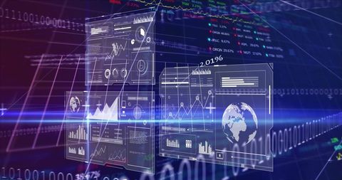 global data analytics and financial technology interface - Download Free Stock Images Pikwizard.com