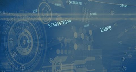 Abstract Digital Data Processing and HUD Interface Design - Download Free Stock Images Pikwizard.com