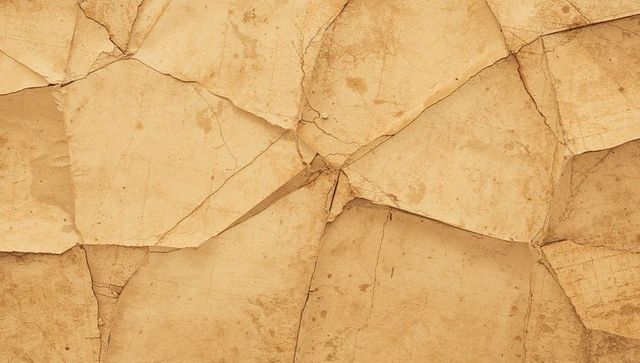 Aged parchment showing creases tears and stains for vintage backgrounds and overlays