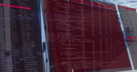 Code editor display with javascript in data center environment