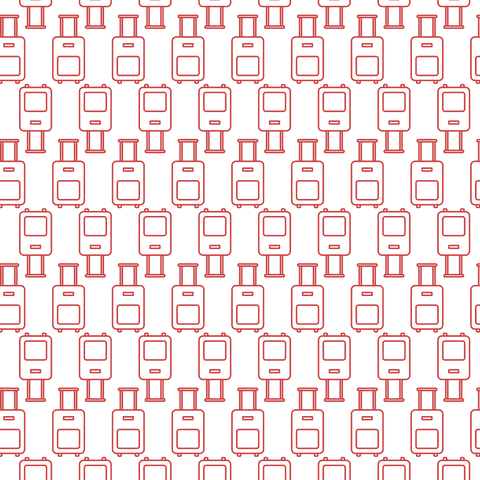 Red Handbag Pattern on Transparent Background Isolated Design - Download Free Stock Videos Pikwizard.com
