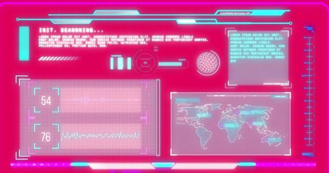 Futuristic Digital Interface with Global Data Scanning - Download Free Stock Images Pikwizard.com