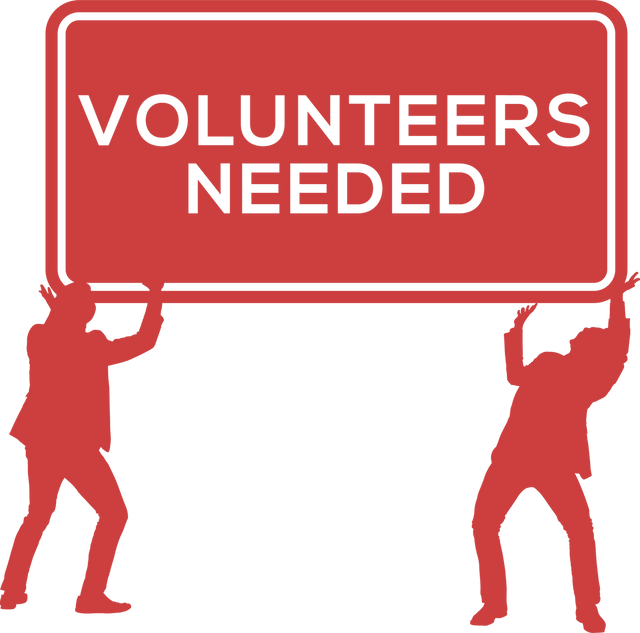 Transparent Vector of Businessmen Holding Volunteers Needed Sign - Download Free Stock Videos Pikwizard.com