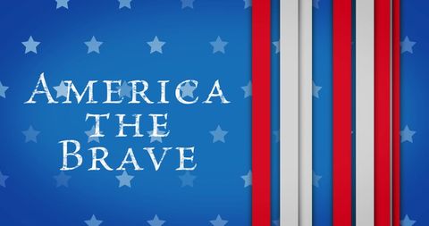 Patriotic Stars and Stripes Background for Independence Day