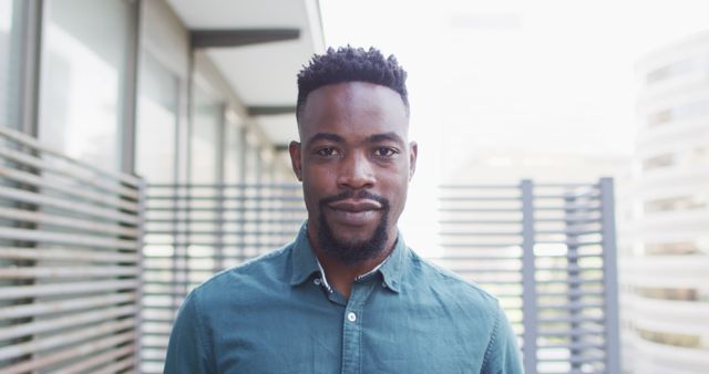 Confident Young African American Man Standing Outdoors - Download Free Stock Images Pikwizard.com