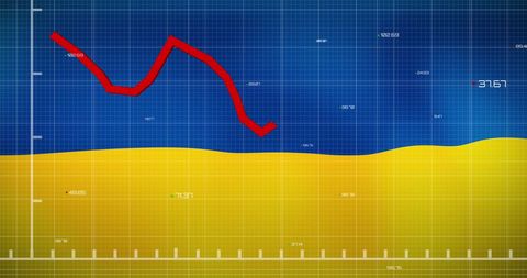 Graph Showing Ukraine Economic Crisis Indicators - Download Free Stock Images Pikwizard.com