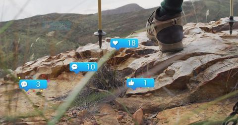 Hiking Adventures and Social Media Interaction Fusion
