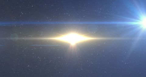 Abstract Cosmic Light Burst with Starry Background - Download Free Stock Images Pikwizard.com